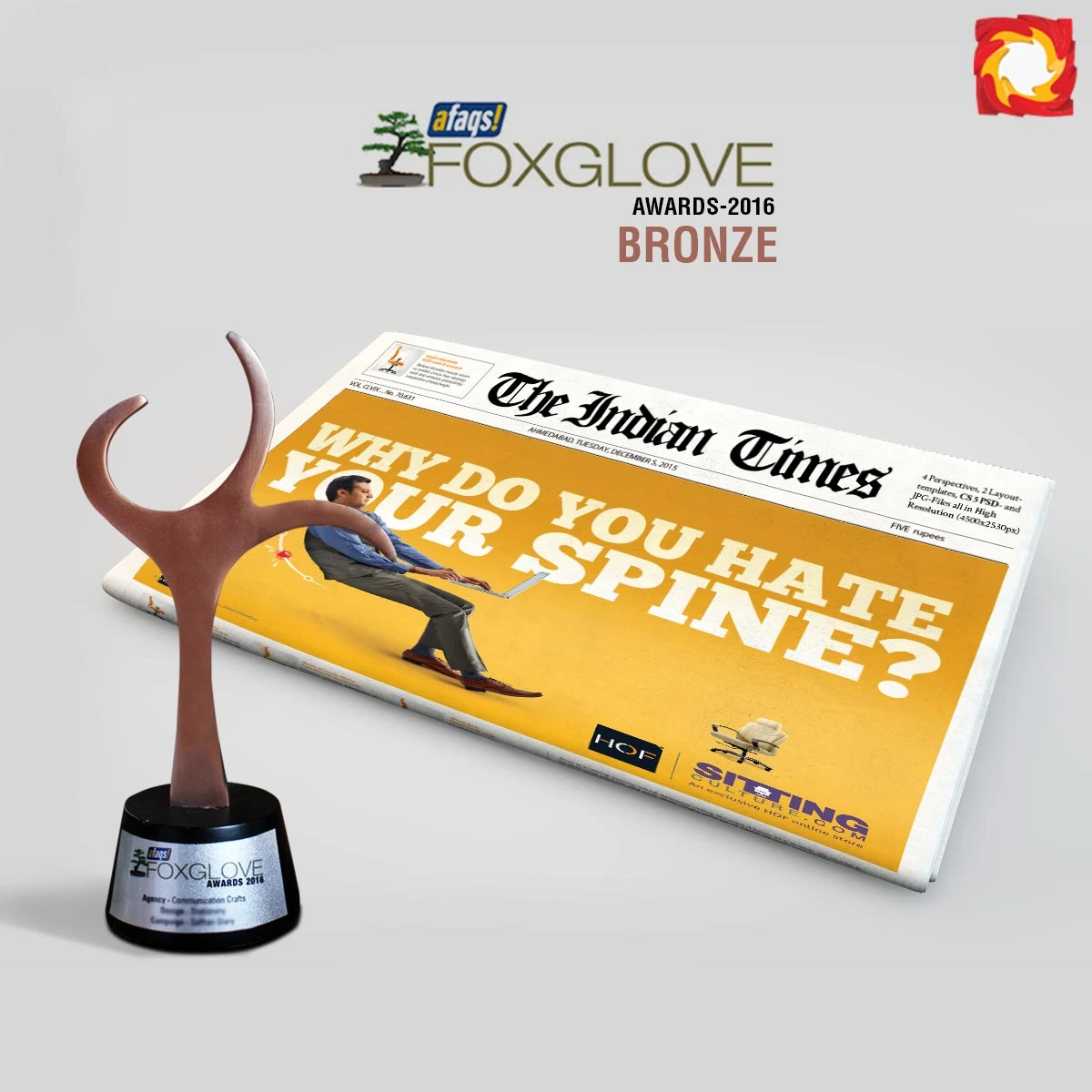 Foxglove awards Bronze